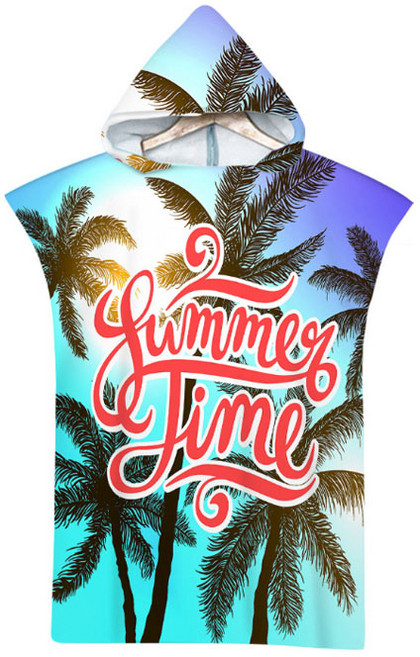 셀레네 썸머 후드 비치타월 75 x 110 cm, A06, 1개