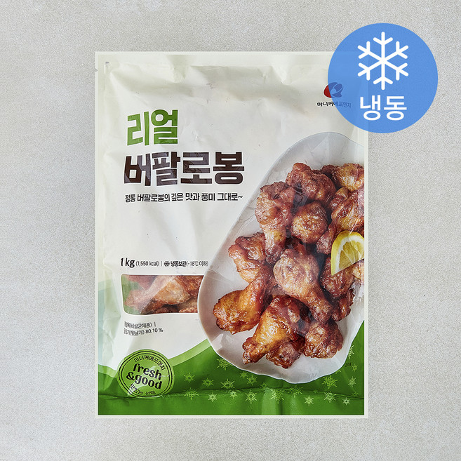 마니커에프앤지 리얼 버팔로봉 (냉동), 1kg, 1개