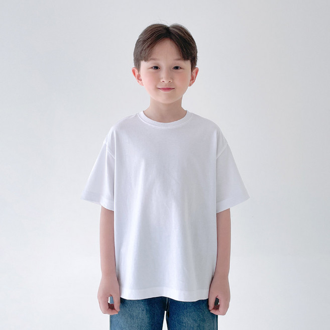 베리클로젯 주니어 남아용 뉴 인생 레이어드 반팔 티셔츠