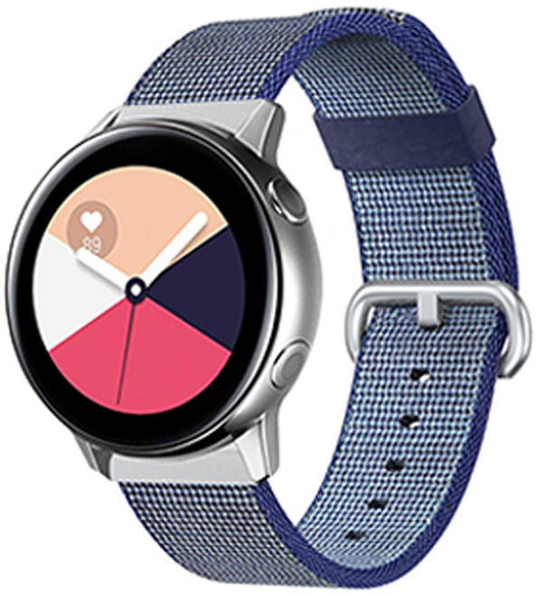 OVERGEAR Galaxy Watch NATO錶帶, 藍色(NV-4), Galaxy Watch4 5 40mm 42mm 44mm 45mm 46mm