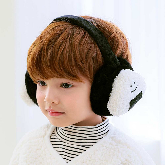 bayb 아동용 냠냠 방한 털귀마개