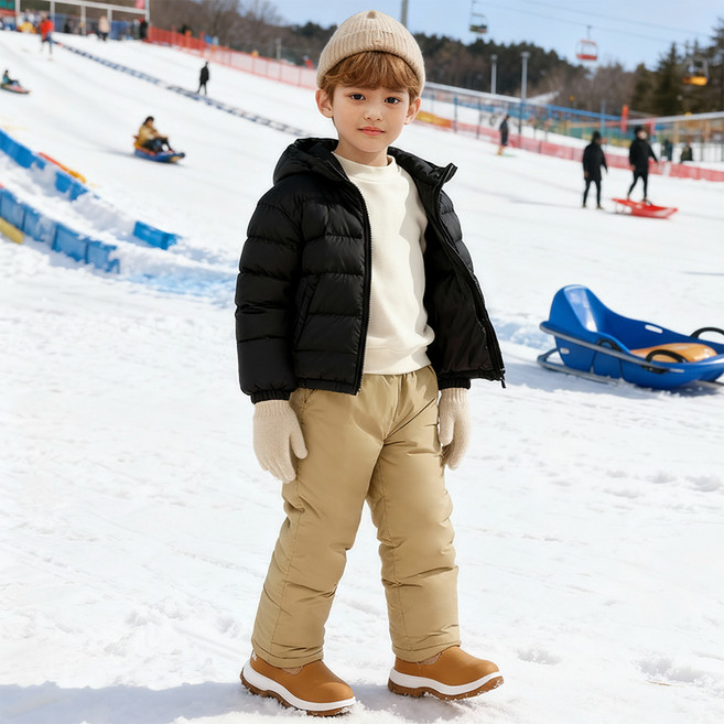 bayb 아동용 방수 눈썰매 스노우 스키 팬츠