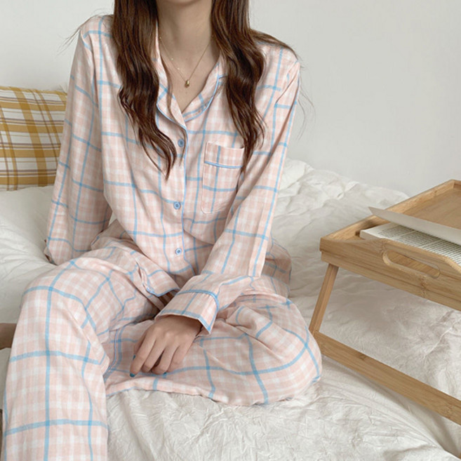 Elsso 女性可愛睡衣上下套裝