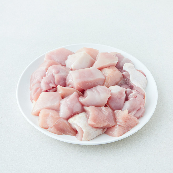 올품 무항생제 인증 순살 볶음탕용 닭고기 (냉장), 1개, 500g
