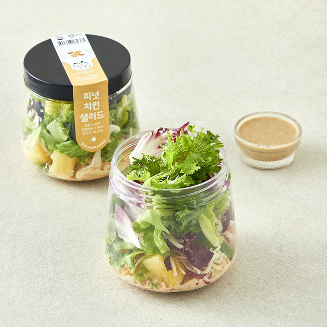 세끼판다 피넛치킨 샐러드, 205g, 2개