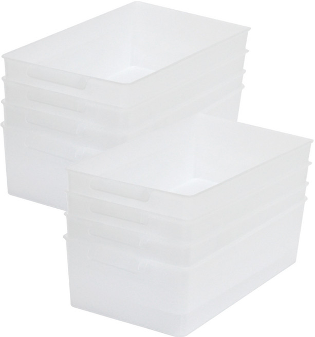 보노하우스 다용도 트레이, 반투명, 8개