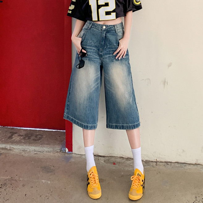 어썸풀 여성용 로닝 데님 반바지 A25SPP121903