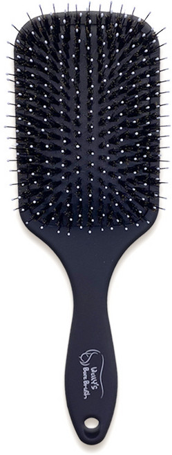 그레이거 웰리 돈모 패들 쿠션브러쉬, 1개, 트리플블랙