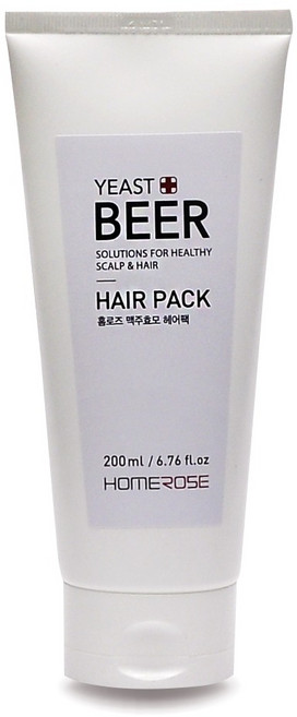 HOMEROSE 啤酒酵母護髮膜, 200ml, 1個