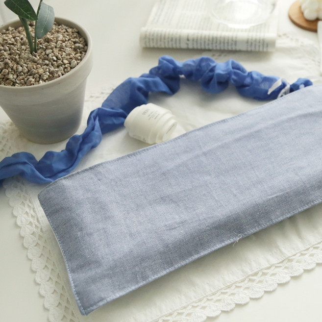 까사베르데 로벨 솔리드 패브릭 키보드 커버 덮개 일반형, 블루