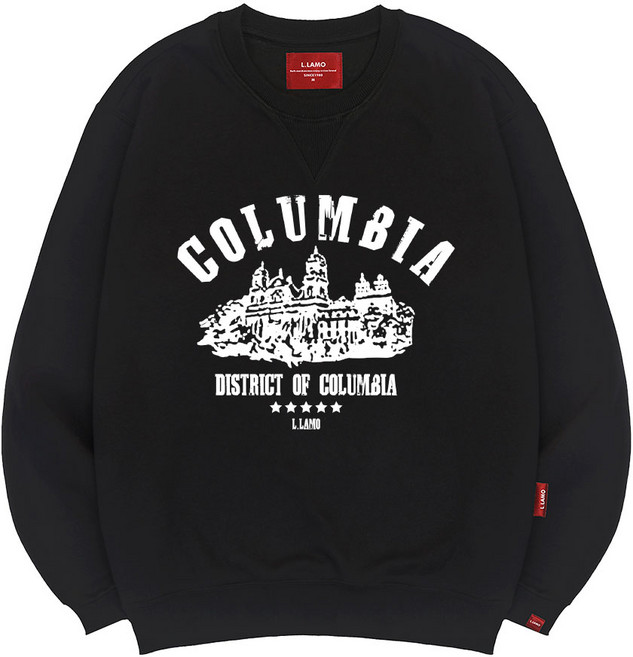 L.LAMO 男女通用 3M Columbia 大學T 大尺碼