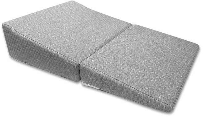 리브맘 위편한 역류방지 경사쿠션 베개, 그레이