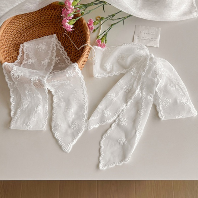 비비뮤아 레이스 스카프 리본 프렌치 헤어밴드 FREE HJD006 2p