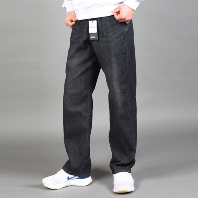 인디오나인 24로드 남성용 코반트 스판 밴딩 데님 팬츠