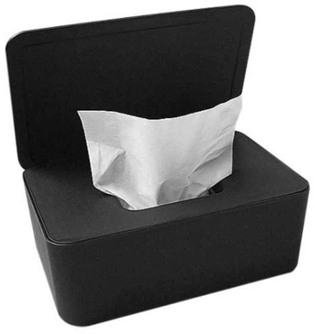 스토리빙 물티슈 케이스, 블랙