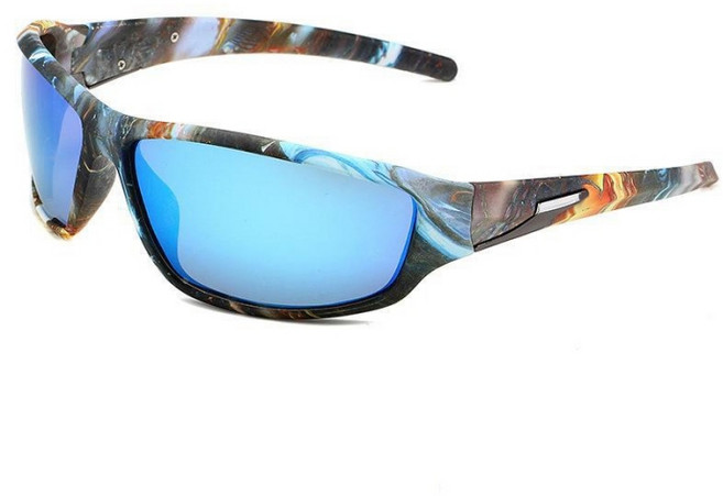 아메리칸로드 남성용 유니크 밀리터리 스포츠선글라스 HR2469, 브라운패턴, 1개