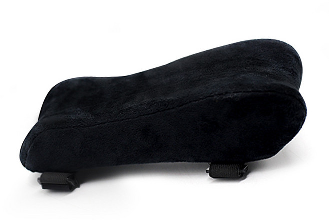 메모리폼 의자 팔걸이 쿠션 YT_RA1624, 블랙