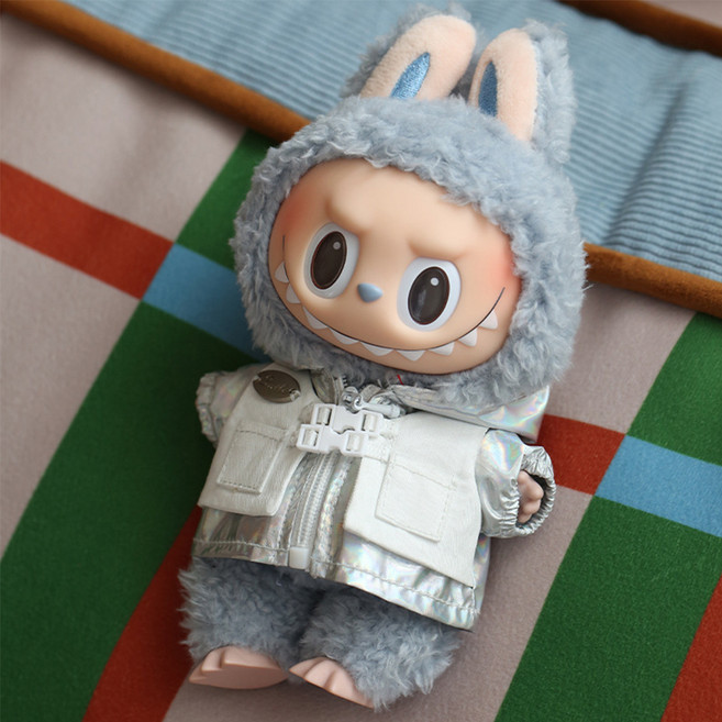 七時 Labubu 拉布布 娃娃裝飾衣服 服飾 NO1, 1個, 混合顏色