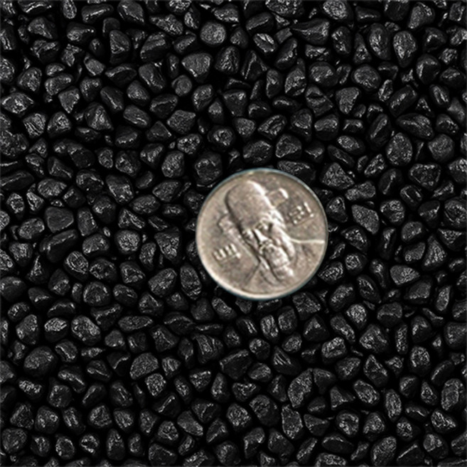 에스엔 칼라스톤 색돌 검정, 1kg, 1개