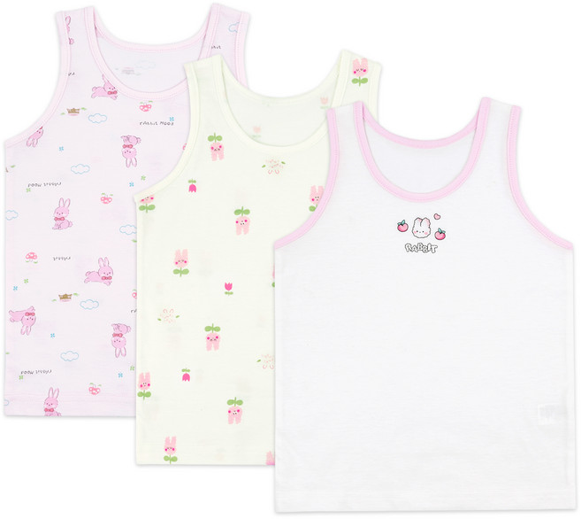 Maykids Milky Rabbit 背心3件組