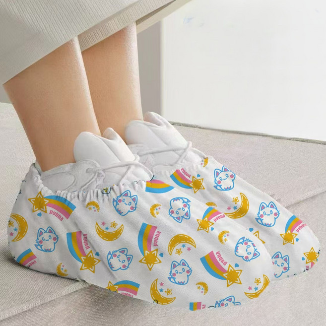 마켓피아 부직포 운동화 논슬립 캐릭터 신발 커버, 래빗, 50개