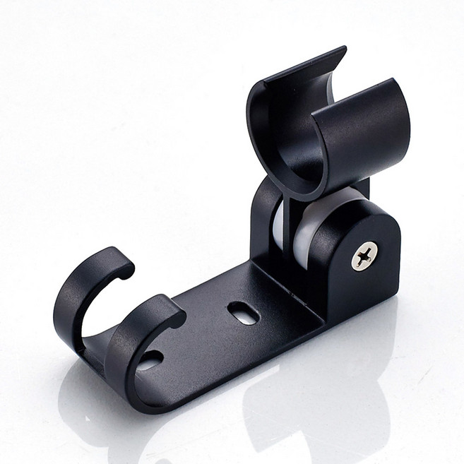 모나코올리브 메탈라인 샤워기 거치대 블랙 + 실란트픽스 접착제, 1세트