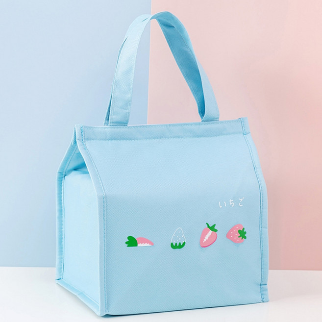 알로데 쿠다모노 삼각 아이스박스 23 x 25 x 18 cm, NO 04 과일 블루, 11L