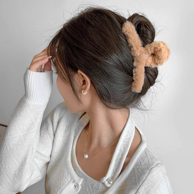 걸핀스 테나 빅사이즈 베이직 퍼 집게핀