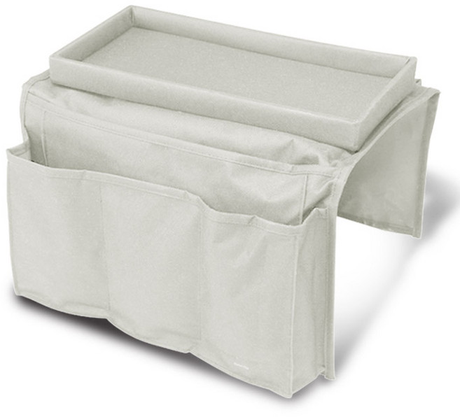 마켓플랜 소파 팔걸이 수납백, 아이보리, 1개