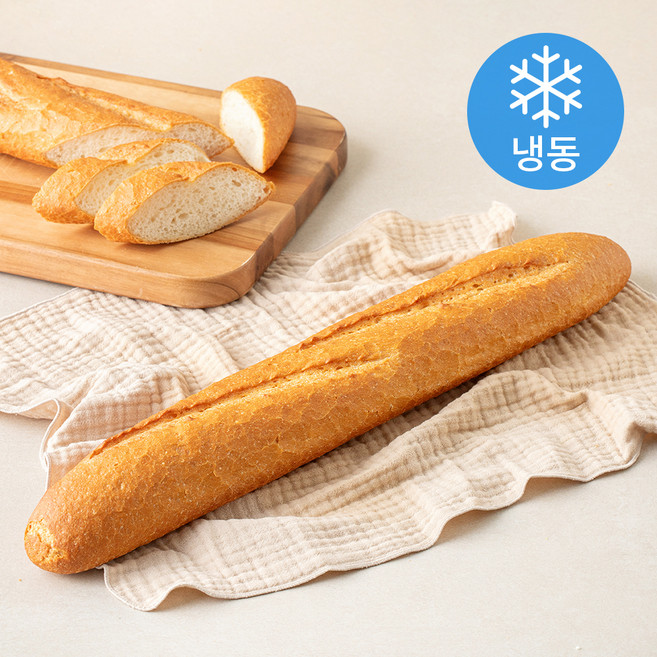 프레시오늘 바삭고소 우리쌀 저당 프렌치바게트 (냉동), 290g, 1개, 1개입