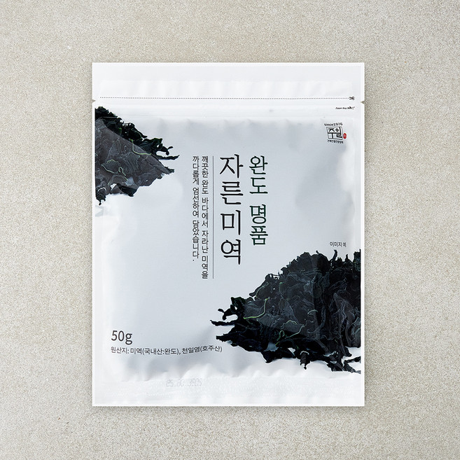 주일 완도명품 자른미역, 1개, 50g