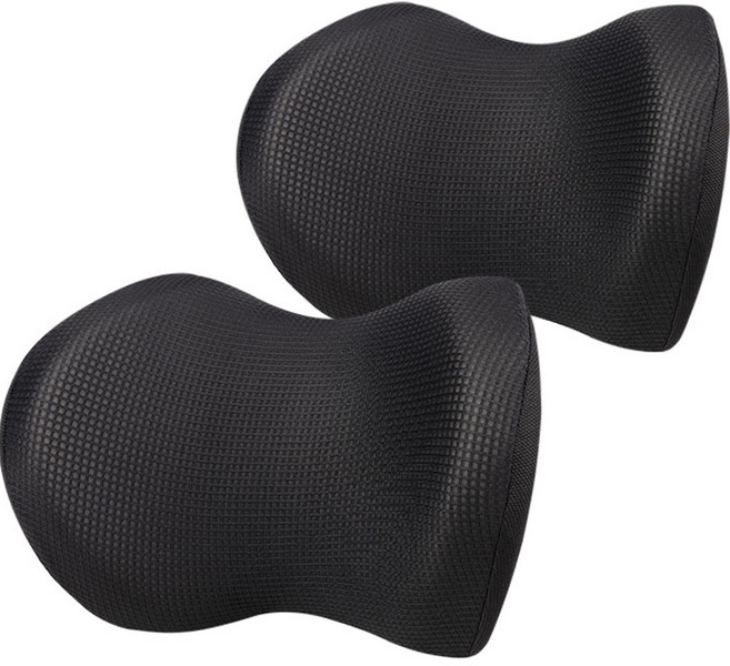 Babigongsik 正確姿勢車用頸枕, 黑色, 2個