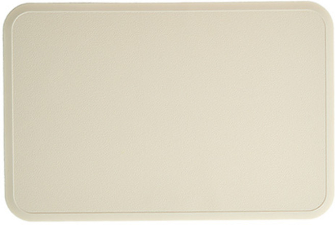 마미스테이블 실리콘 페블 식탁매트, 아이보리, 425 x 280 mm, 1개