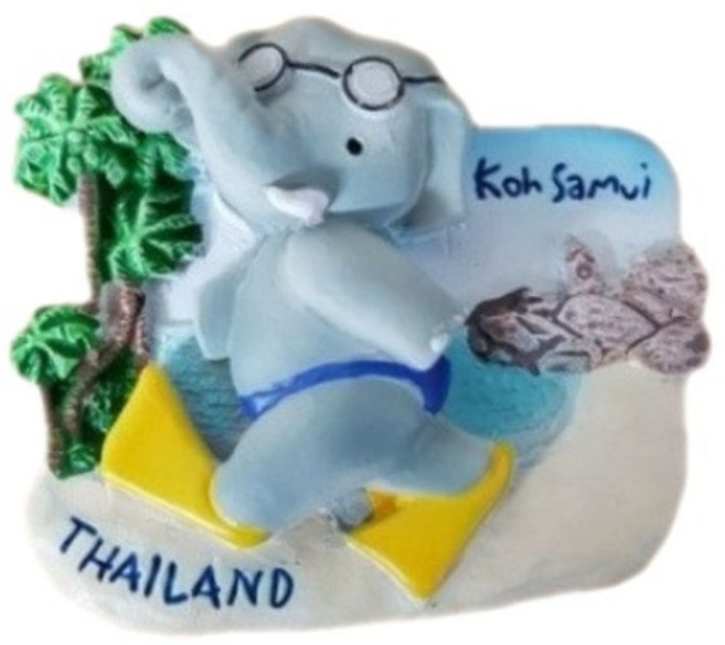 세계 여행 컬렉션 냉장고 자석, 아시아태국코사무이