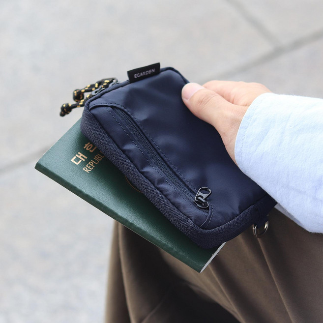 EGARDEN 旅行者尼龍拉鍊卡夾錢包