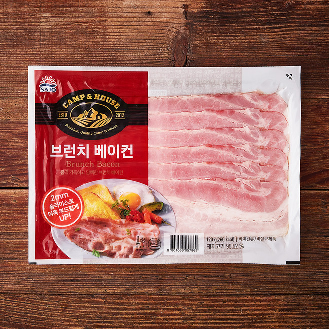 사조 브런치 베이컨, 120g, 1개