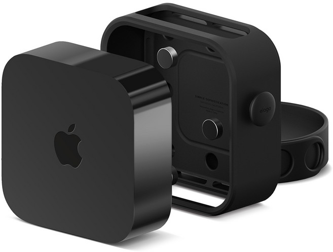 엘라고 2022 애플TV 4K 3세대 호환 마운트 블랙, EST-ATV4K3RD-BK, 1개