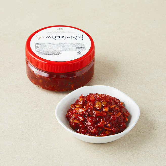 일미식품 씨앗오징어 젓갈, 250g, 1개