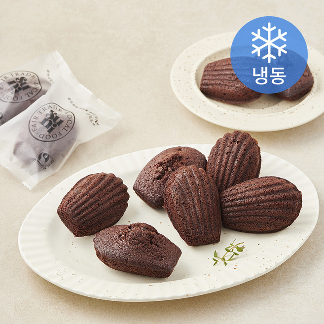 공정무역 우리밀 수니 마들렌 다크초코 (냉동), 32g, 1개, 10개입