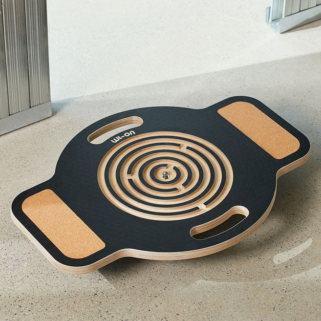 와이온 비즈무브 코어보드 밸런스보드 코어 근육 균형 감각 중심 잡기 홈트레이닝 운동 기구, 혼합색상