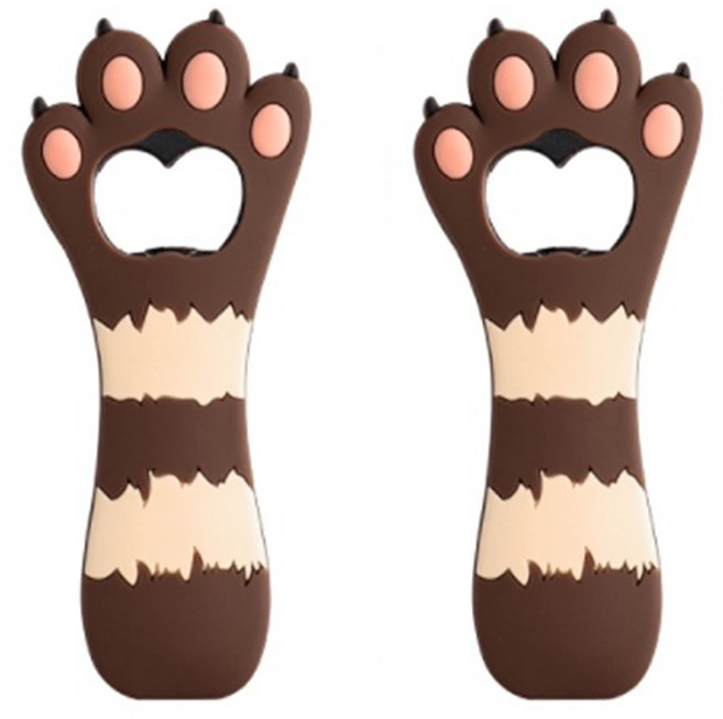 고양이 자석 오프너, 브라운, 2개