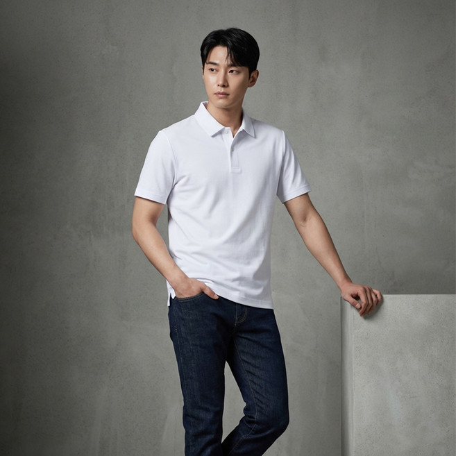 티팜 남녀공용 소로나 엑티브 쿨핏 반팔 카라 티셔츠