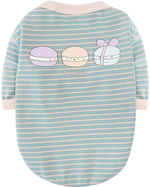 펫츠랜드 반려동물 달콤 티셔츠, 민트, 1개