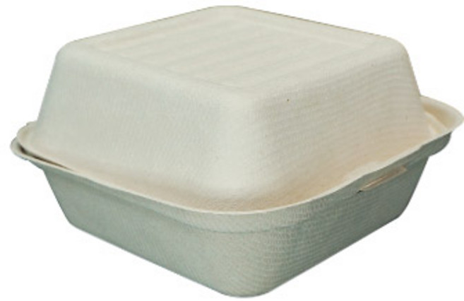 냅킨코리아 햄버거 펄프용기 KY61, 밝은크라프트, 500개