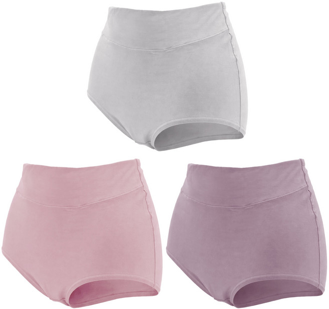 GIAT 吉亞特 石墨烯 + 鋅抑菌加大尺碼內褲3件組 530857, 灰色 + 粉色 + 藕色
