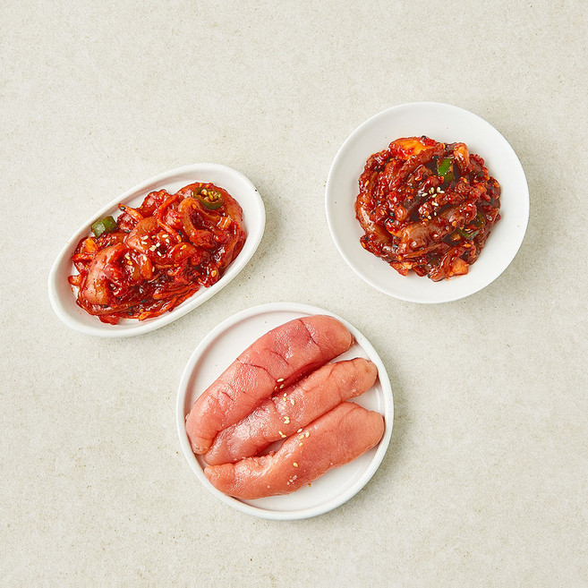 강남밥상 정성담은 젓갈 3종 세트, 300g, 1세트