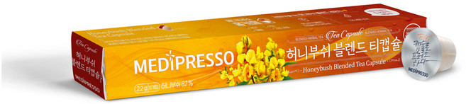 메디프레소 허니부쉬 블렌드 티 캡슐, 2.5g, 10개입, 1개