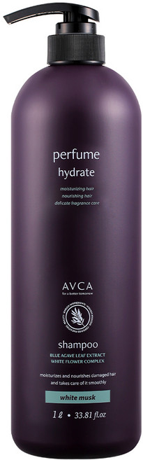 아브카 퍼퓸 샴푸 화이트머스크향, 1L, 1개