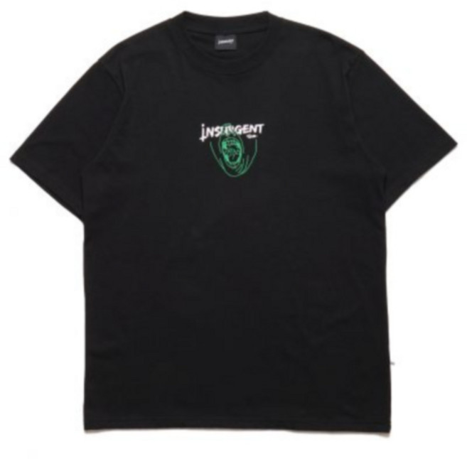 INSURGENTCLUB Not My Mouth 短袖T恤, 黑色