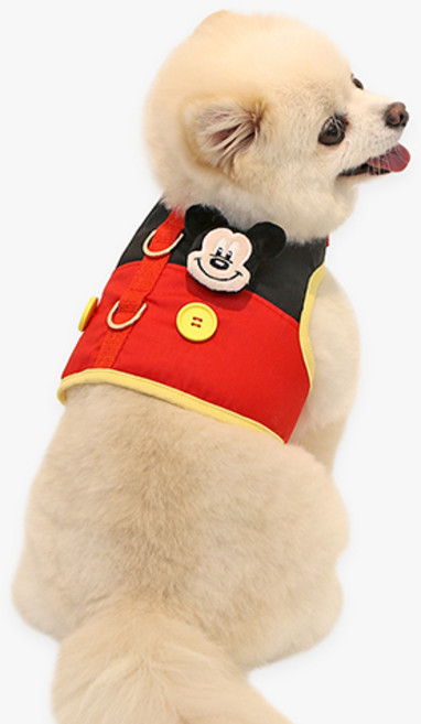 이츠독 강아지 디즈니 프렌즈 하네스, 미키, 1개